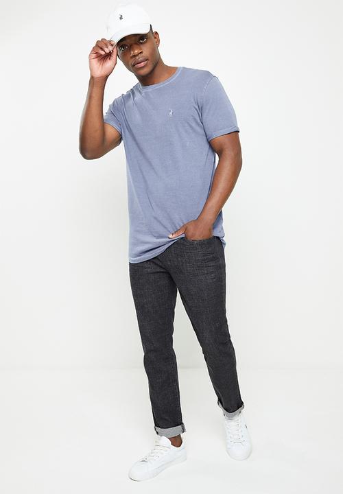 POLO - PJC Overdyed short sleeve Tee - navy