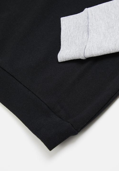 Pop Candy - Boys colour block set - black & grey
