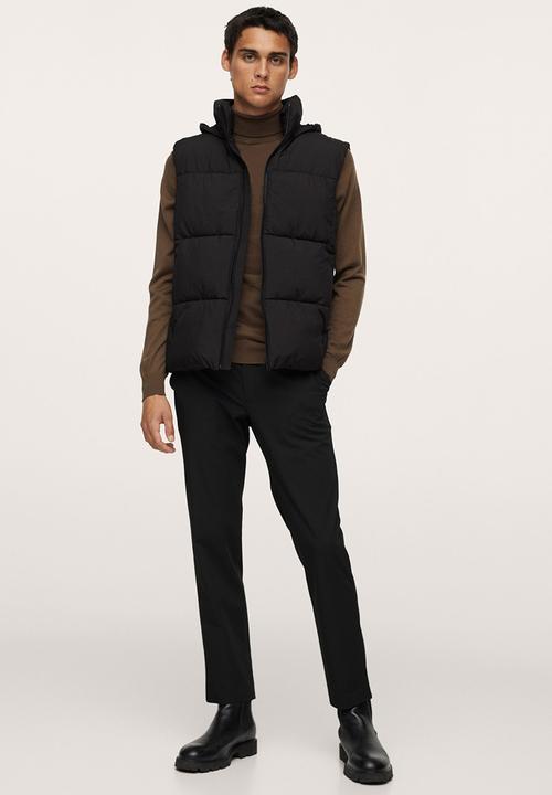 MANGO - WillyT Wool Poloneck Knitwear - Brown