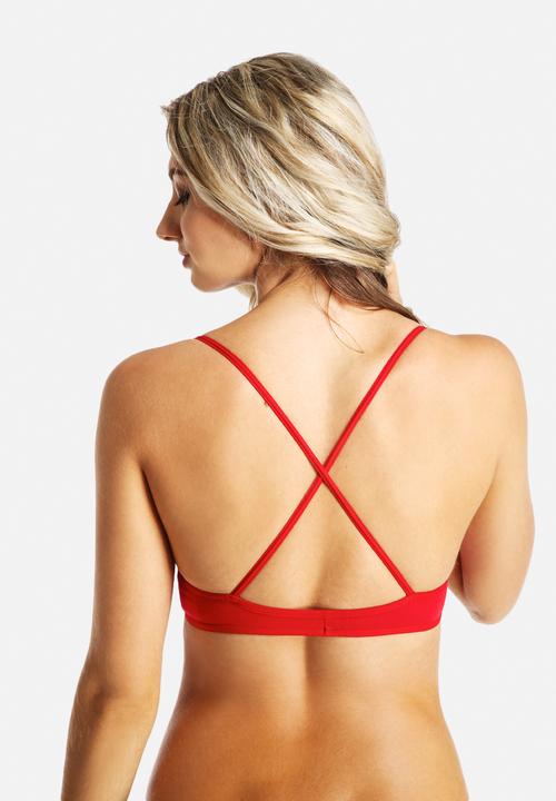 American Apparel - Cotton Spandex Jersey Cross-Back Bra