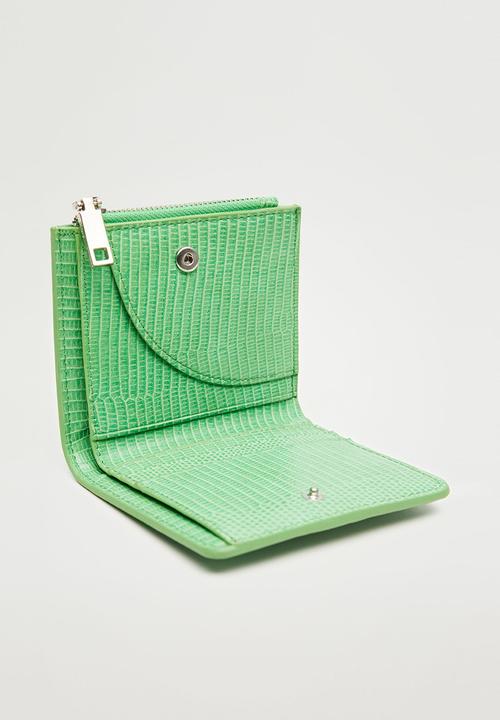 MANGO - Zip wallet - green