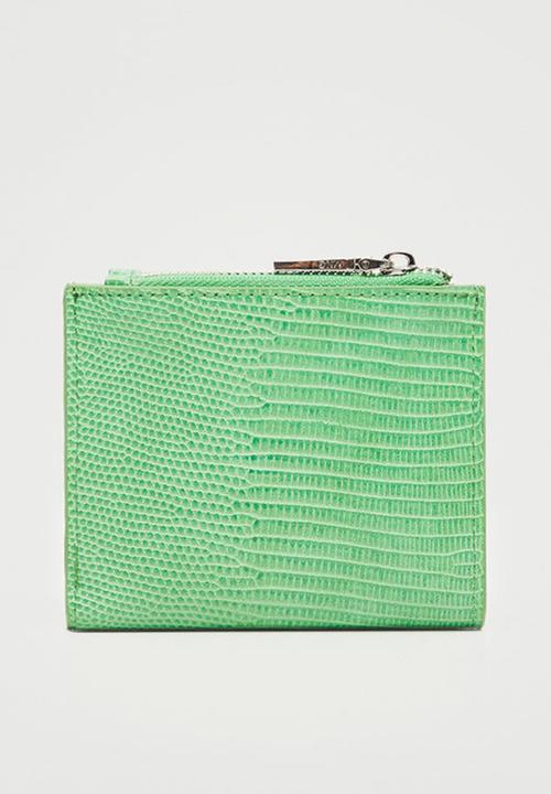 MANGO - Zip wallet - green