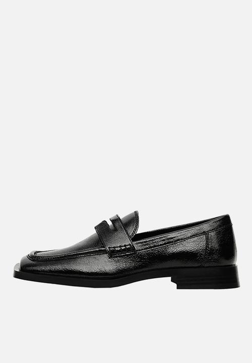 MANGO - Thick1 penny loafer - black