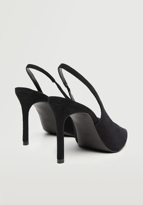 MANGO - Rita pointed toe heel - black