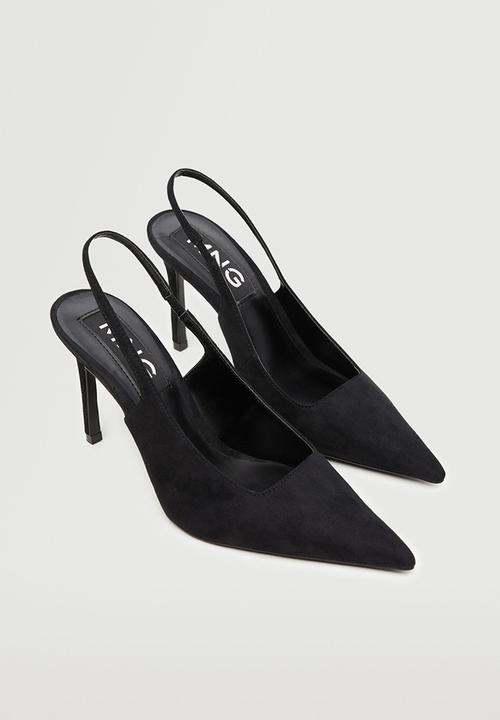 MANGO - Rita pointed toe heel - black