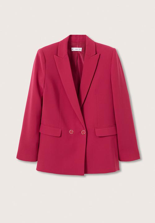 MANGO - Plus blazer iguana - bright pink