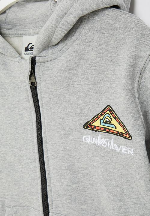 Quiksilver - Neo neon zip boy - light grey