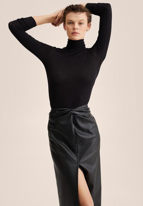 MANGO - Skirt dec - black
