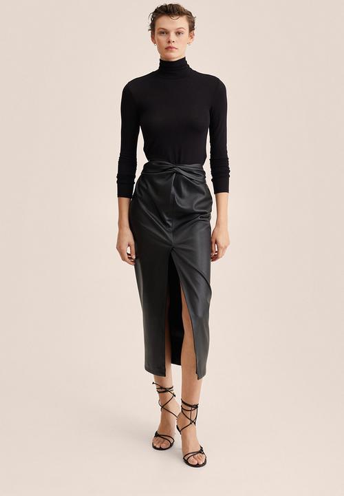 MANGO - Skirt dec - black