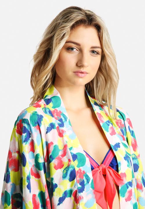 Artistic Revolution in Time - Fringe Kimono
