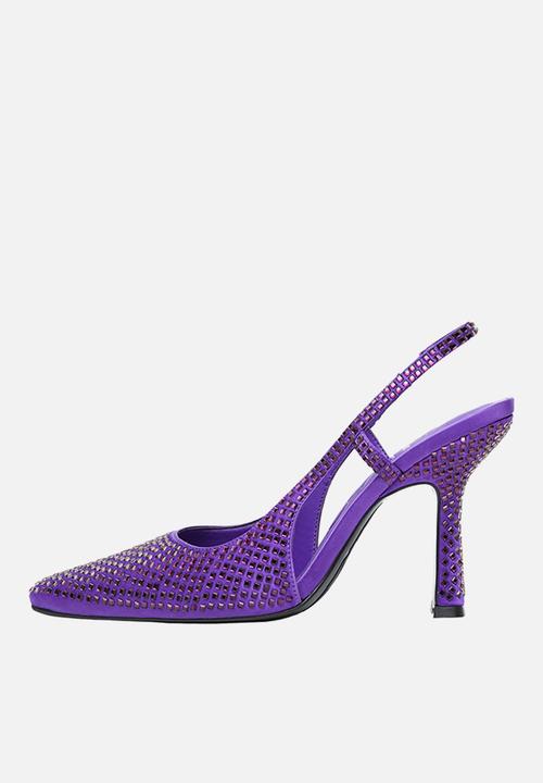MANGO - Rose pump heel - medium purple