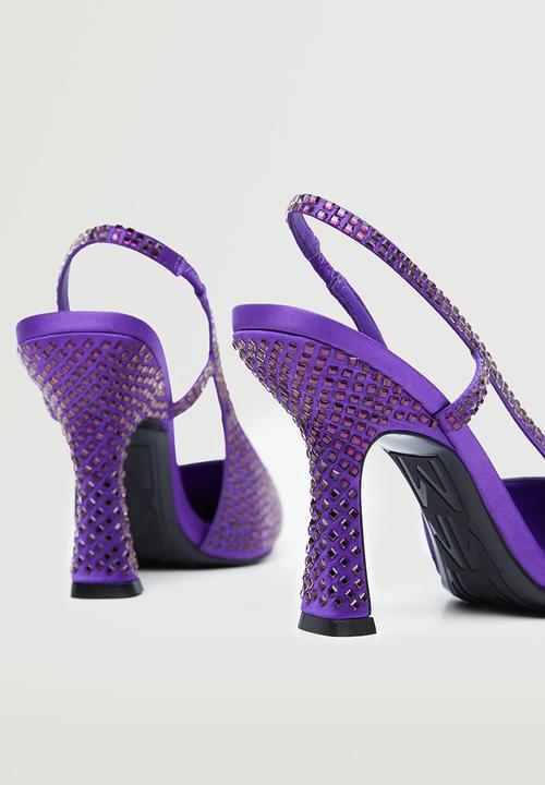 MANGO - Rose pump heel - medium purple
