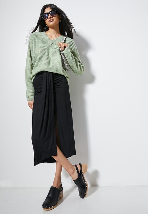 Superbalist - V-neck pull over - sage