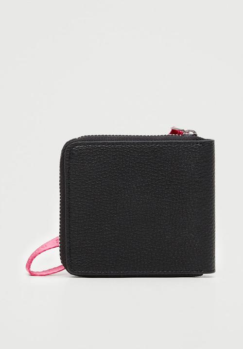 MANGO - Saffiano-effect wallet - fuchsia