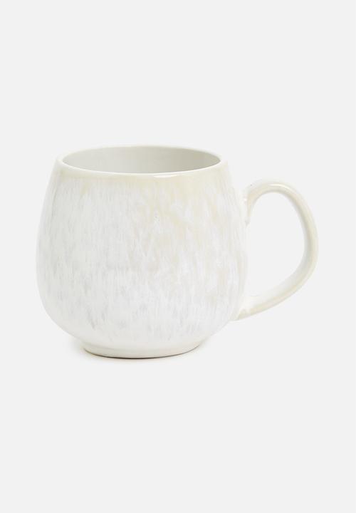 Sixth Floor - Gloss ball mug set of 4 - cream