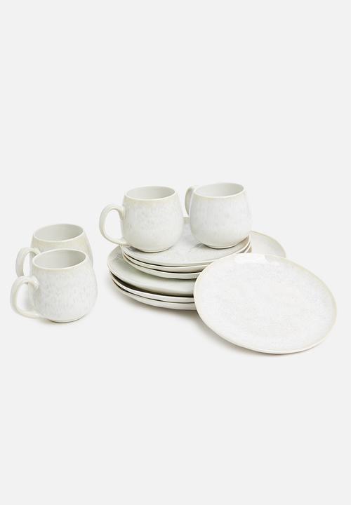 Sixth Floor - Gloss ball mug set of 4 - cream