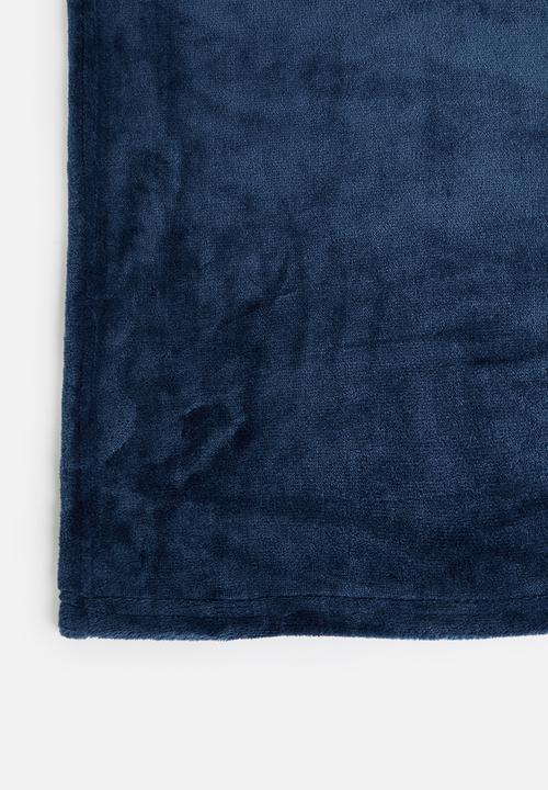 Linen House - Plush blanket - navy
