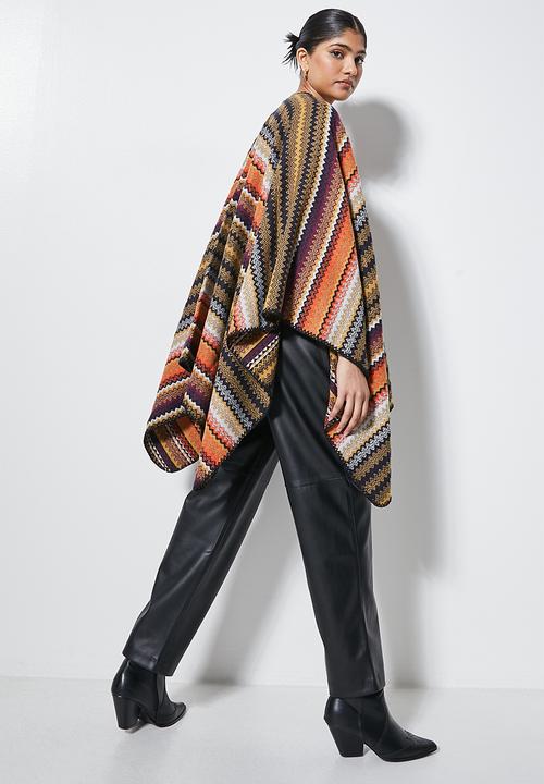 Superbalist - Striped design  poncho-mutli
