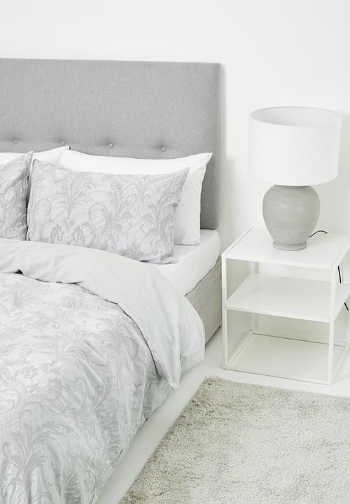 Linen House - Henrietta duvet cover set - silver