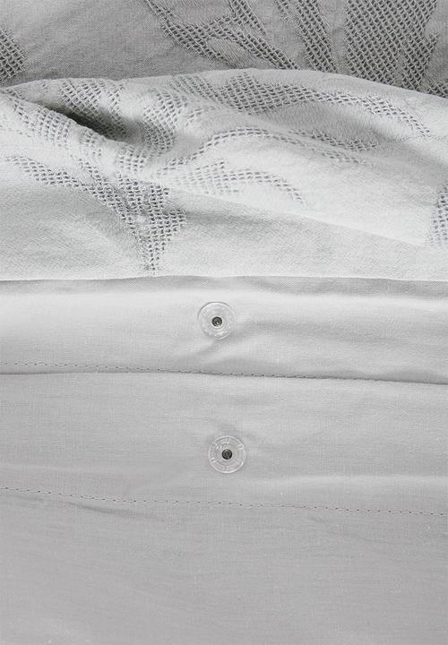 Linen House - Henrietta duvet cover set - silver