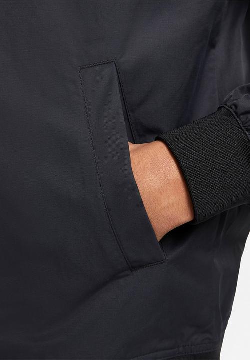 Nike - NSW SPE Woven Unlined Bomber Jacket- Black & white