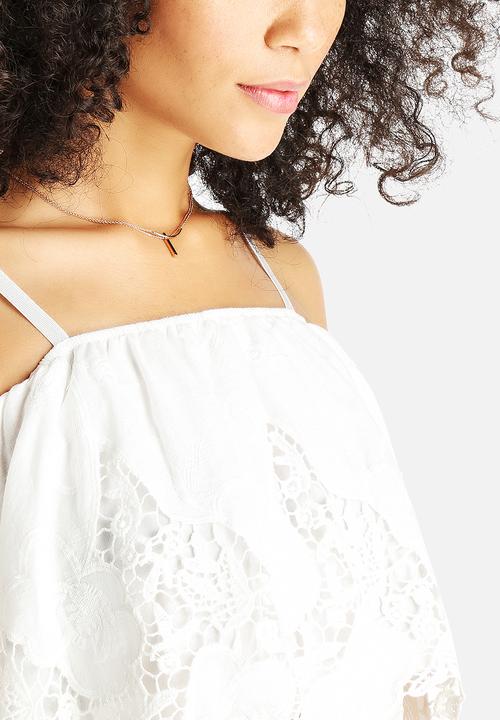 AX Paris - Crochet Crop Top