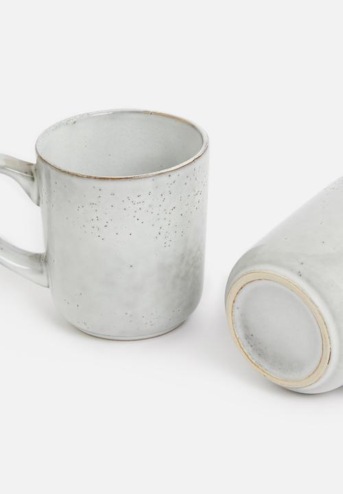 Sixth Floor - Krisa mug set of 4 - stone