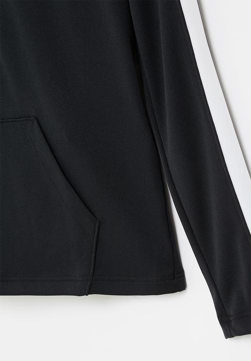 Under Armour - Tech graphic long sleeve hoodie - black & white