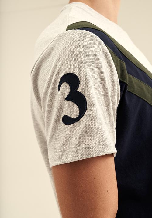 POLO - Men equestrian short sleeve tee - grey mel