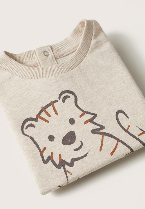 MANGO - Sweatshirt sweeties - beige