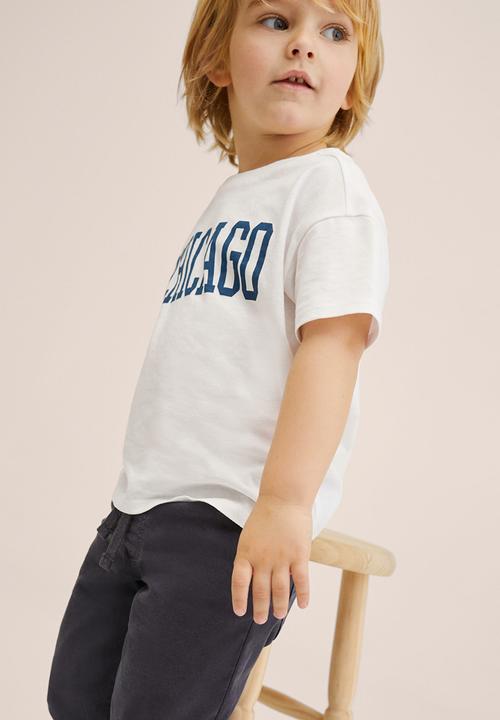 MANGO - T-shirt boston - white