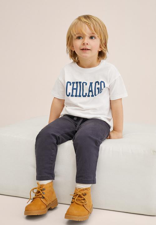 MANGO - T-shirt boston - white