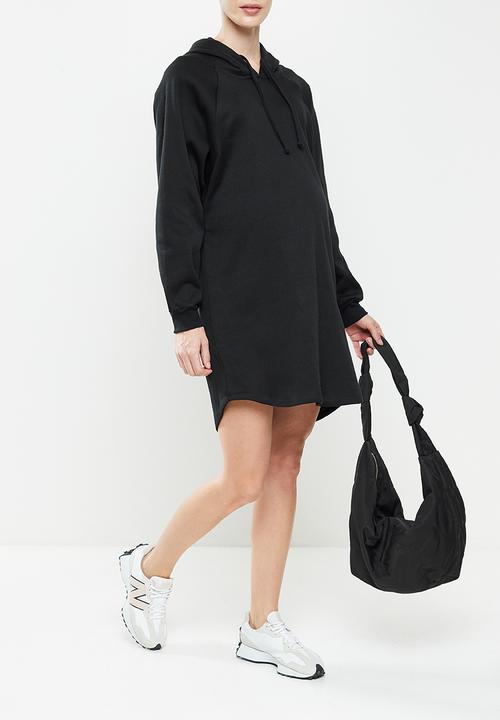 Superbalist - Maternity nursing hoodie dress - black