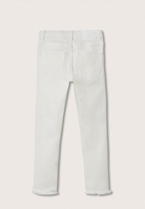 MANGO - Jeans skinny - white