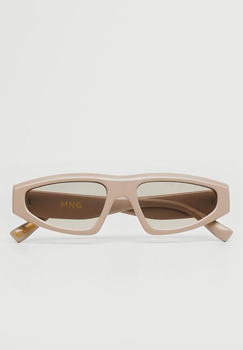 MANGO - Acetate frame sunglasses - medium brown