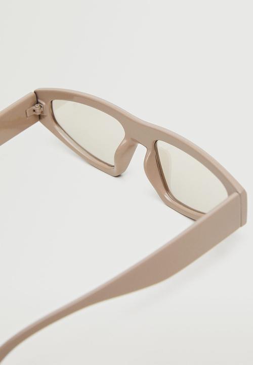 MANGO - Acetate frame sunglasses - medium brown