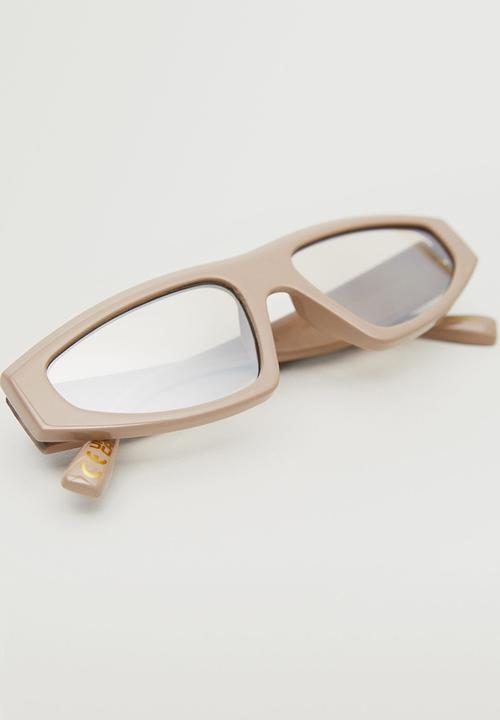 MANGO - Acetate frame sunglasses - medium brown