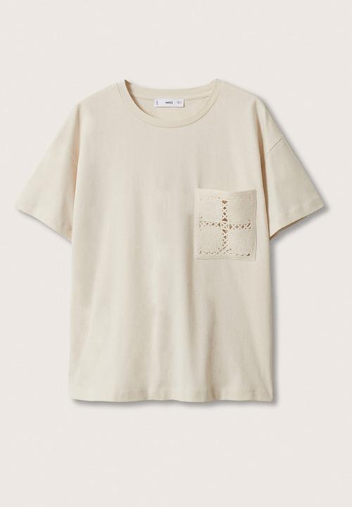 MANGO - T-shirt vigo - light pastel 