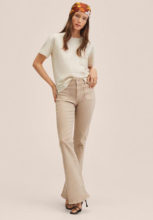 MANGO - T-shirt vigo - light pastel 