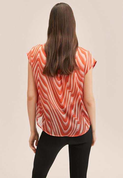 MANGO - Blouse lidia - orange