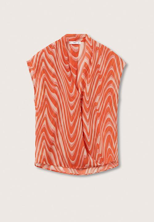 MANGO - Blouse lidia - orange