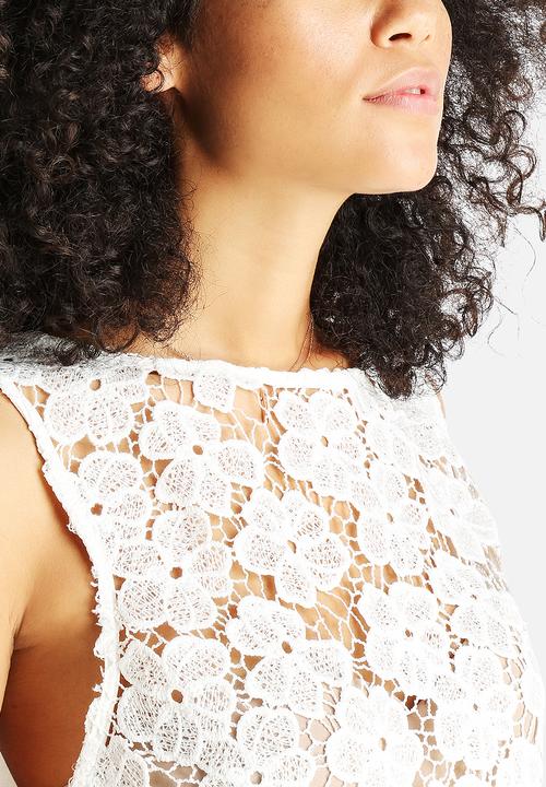 AX Paris - Crochet Detail Top