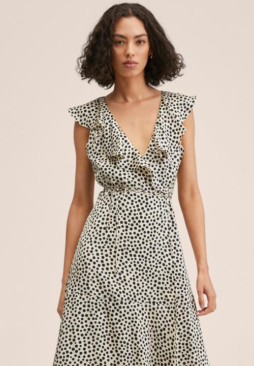 MANGO - Lola dress - black & white