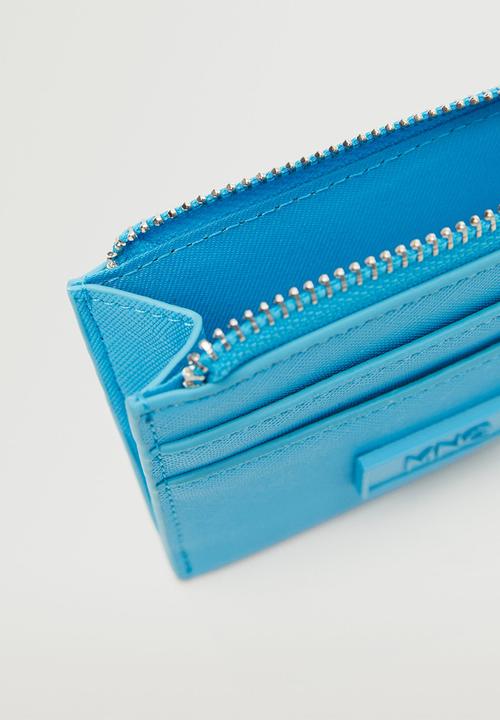 MANGO - Logo card holder - sky blue