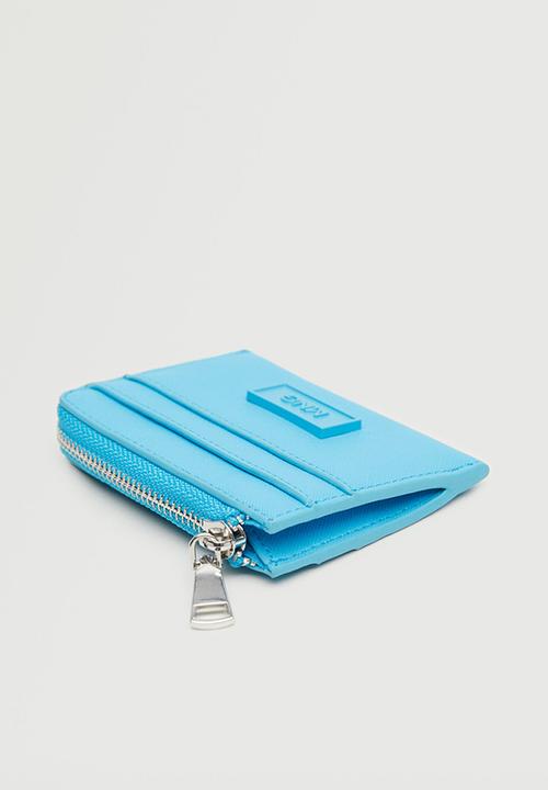 MANGO - Logo card holder - sky blue