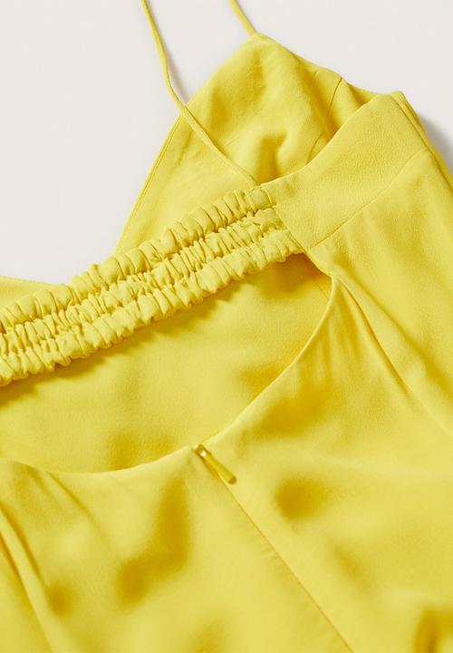 MANGO - Jess dress - light pastel yellow