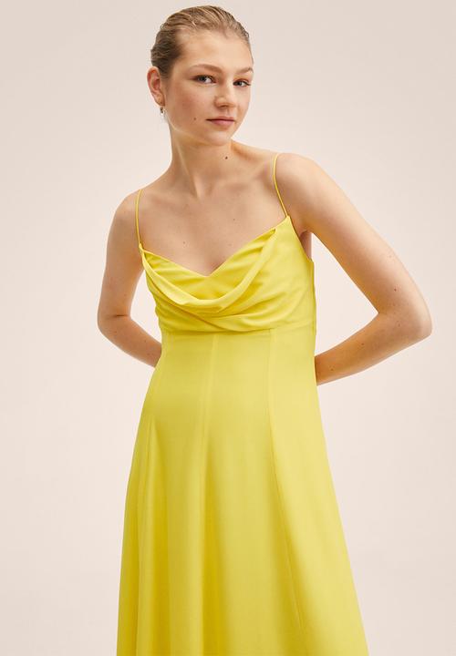 MANGO - Jess dress - light pastel yellow