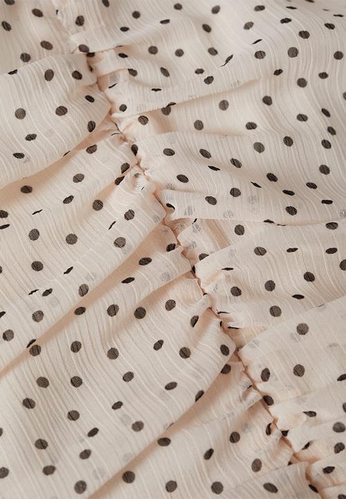 MANGO - Blouse doty - natural