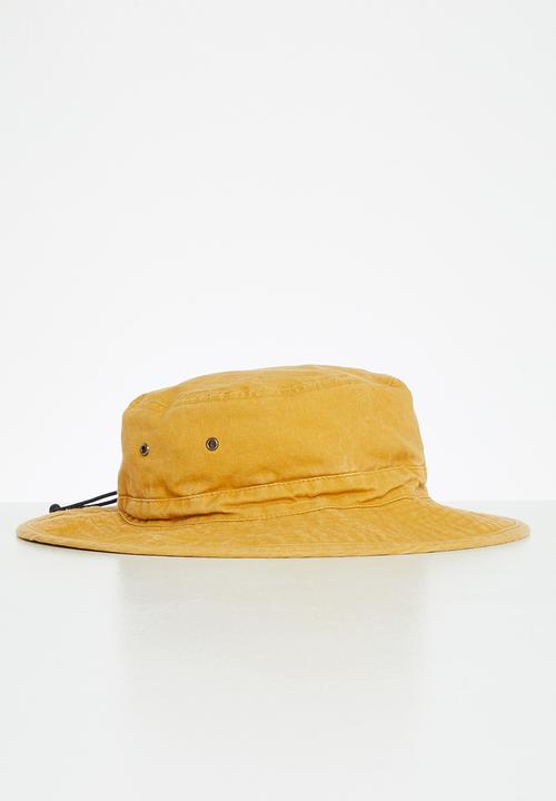 Superbalist - Kobe cord bucket hat - mustard