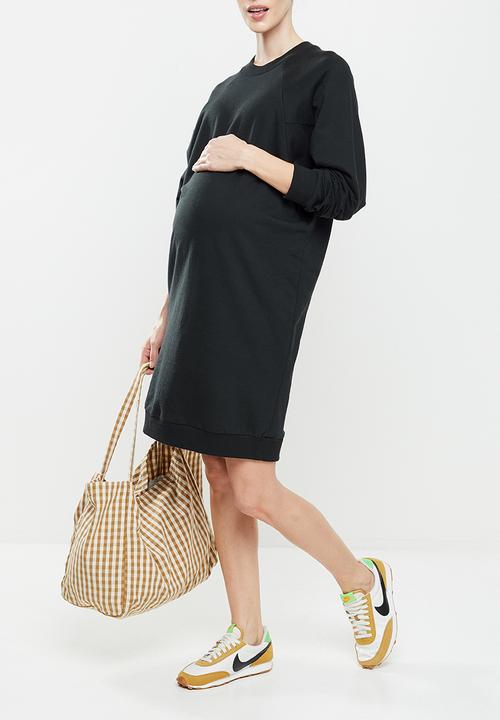 Superbalist - Maternity sweat dress - black